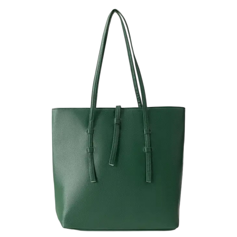 Osmit Elegant Green Tote Bag Chic Spacious